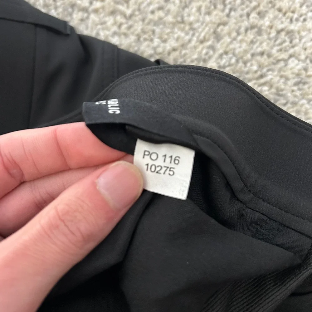 Public Rec Gamechanger Pants 33X30 Fits 33X29‎ Black Straight 5-Pocket Stretch